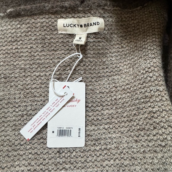 NWT Lucky Brand Horse Knit Cardigan - Picture 6 of 7